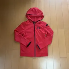 Under Armour レッドジップアップパーカー YLG 150