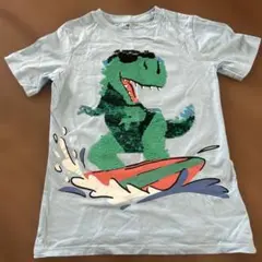 H &M スパンコールティシャツ