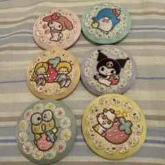 サンリオ 刺繍缶バッジ 6種セット