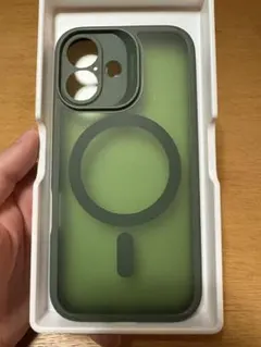 （美品）ESR iPhone16ケース　フロストグリーン