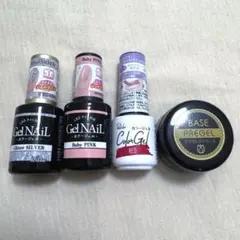 PRE GEL エクセレントベース キャンドゥ セリア ジェルネイル セットのサムネイル