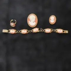 ち*す様 カメオデザイン アクセサリーセット