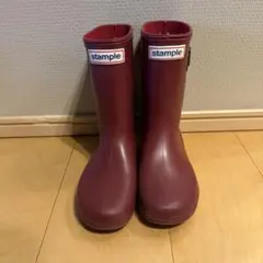 stample レインブーツ ボルドー19cmのサムネイル