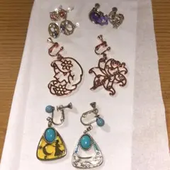 ディズニー イヤリングセット ラプンツェル アラジン