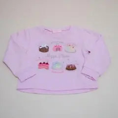 Mezzo Piano ケーキ刺繍 トレーナー