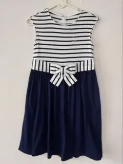 組曲　キッズ　ボーダー　ワンピース　サイズLL（130〜140）