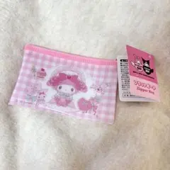 マイメロディ 50周年記念 フラットポーチ セリア