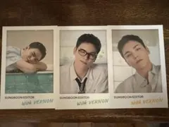 SUNGBOON EDITOR: WITH VERNON ポスカ3枚セット