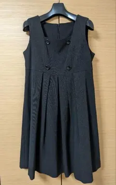 レディース　ノースリーブ ひざ丈ワンピース　Lサイズ（美品）