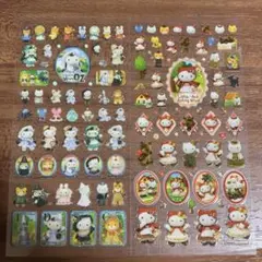 レア　ラメ入り　ハローキティ シール ステッカー赤ずきん 平成レトロ 実写シール
