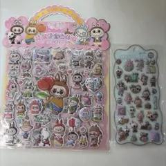 ラブブシール3枚セット　キャラクターシールセット