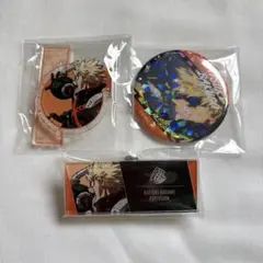 ヒロアカ 爆豪勝己 缶バッジ ネームバッジ アクリルスタンド