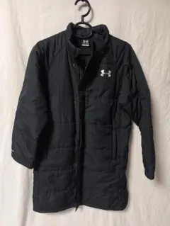 アンダーアーマー ベンチコート 裏起毛 黒 キッズ 160