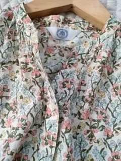 リバティ シャツワンピース