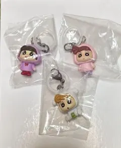 ガチャ『クレヨンしんちゃん めじるしアクセサリー2～パステルカラー～』3個セット