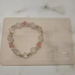 天然石ビーズブレスレット