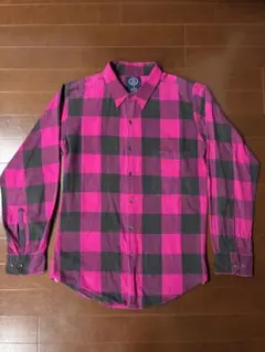 80sオールドGAPブロックチェック ネルシャツ ポルトガル製ビンテージ好配色