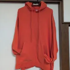 BROWNY オレンジ フード付きパーカー Mサイズ WEGO