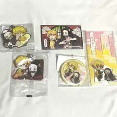 鬼滅の刃 我妻善逸 竈門禰豆子 ラバマス 缶バッジ アクスタ ステッカー