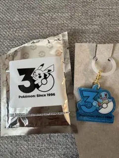 新品 ポケモン ポケチャーム30周年ロゴマスコット ゼニガメ