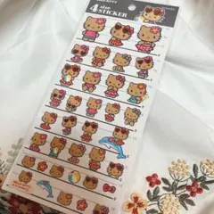 4sizeSTICKER サンリオ キティ　ハローキティ　　日焼け　シール
