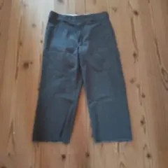 グレー ワークパンツ
