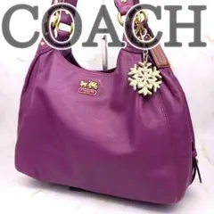 COACH Madison Maggie Shoulder Bag Purple