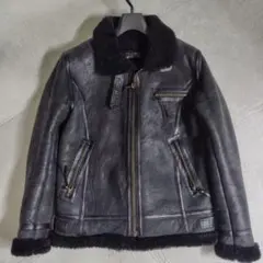 極美品　リューグーレザーズ　ムートン フライトジャケット　B-3　L