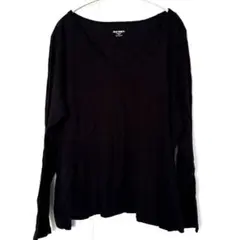 OLD NAVY ブラック 長袖Tシャツ 【2X】　カットソー