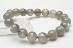 ピンクレインボーシラー ラブラドライト　10.5mm　天然石ブレスレット
