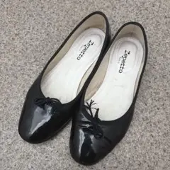Repetto ブラック バレエシューズ