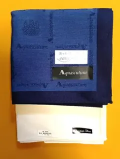 Aquascutum Christian Dior ハンカチ 2枚セットのサムネイル