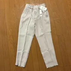【新品、タグ付】グローバルワーク クロステーパーパンツ ベージュ系　Sサイズ