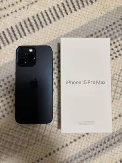 超美品 iPhone 15 Pro Max 256GB ブルーチタニウム