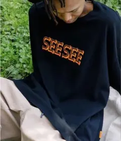 SEE SEE Long-Sleeve T-Shirts Blackのサムネイル