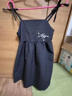 ALGY ノースリーブ ワンピース　チュニックブラック