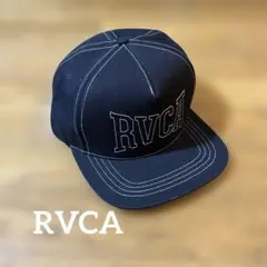 【美品】RVCA（ルーカ） MID FIT キャップ スナップバック ブラック