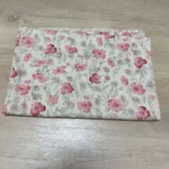 布　布地　花柄　ベージュ　91.5×61.5cm