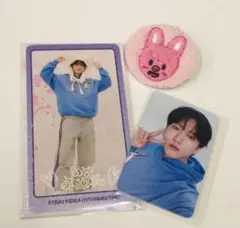 Stray Kids スキズ チャンビン ラントレ 特典トレカ 缶バッジ ①