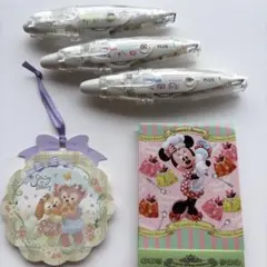 ディズニー　￼ダッフィー &フレンズ　メモとテープシール 3個セット