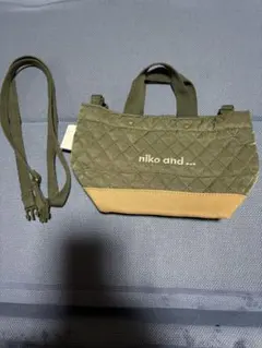 えずかさん予約済 niko and ... キルティングトートバッグ