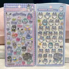 【正規品】サンリオ ボンボンドロップシール 第2弾　はぴだんぶい　ハチワレ
