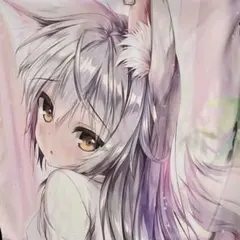 電撃おとなの萌王　vol.12　付録　立羽　 狐っ子のもふもふ枕カバー