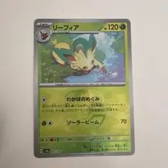 ポケモンカード　テラスタルフェス　リーフィア　マスターボールカラー