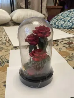 ⭐️美品‼️ プリザーブドフラワー ダイヤモンドローズ 赤 レッド