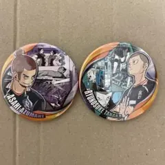 ハイキュー!! コレクション缶バッジ 第3弾 烏野 音駒 東峰旭 田中龍之介