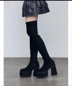 EMODA スクエアフィットロングブーツ　新品未使用タグ付き　未試着　値下げ済