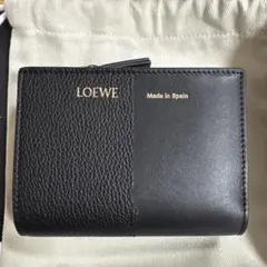 [新品]LOEWE デュエットコンパクトウォレット黒のサムネイル