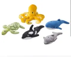 BLÅVINGAD 海の生き物　ぬいぐるみセットのサムネイル
