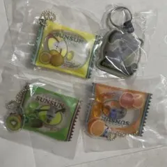 パペットスンスン　 シャカシャカキャンディチャーム　4点セット